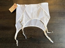 Vintage Empire Intimates Lace Garter Belt Size Medium White NWT
