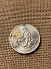 1 Oz.  One Troy Ounce Silver Round, Engelhard 1982, American Prospector