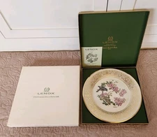 NIB Vintage LENOX BOEHM Bird Plate 1975 AMERICAN REDSTART - Orig'l Boxes - MINT