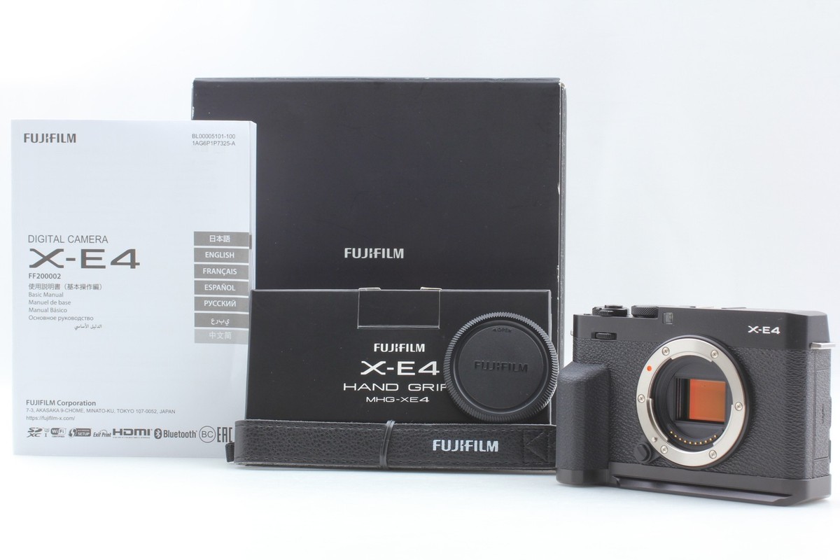 FUJIFILM X-E4 ブラック Fujifilm X-E4 26.1MP Mirrorless Digital Camera - Black (Body