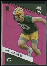 2023 Panini Donruss Elite - Rookies Lukas Van Ness #162 Pink (RC)