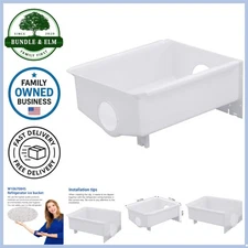 Ice Maker Replacement Parts for Refrigerator Ice Container Compatible with Wh...