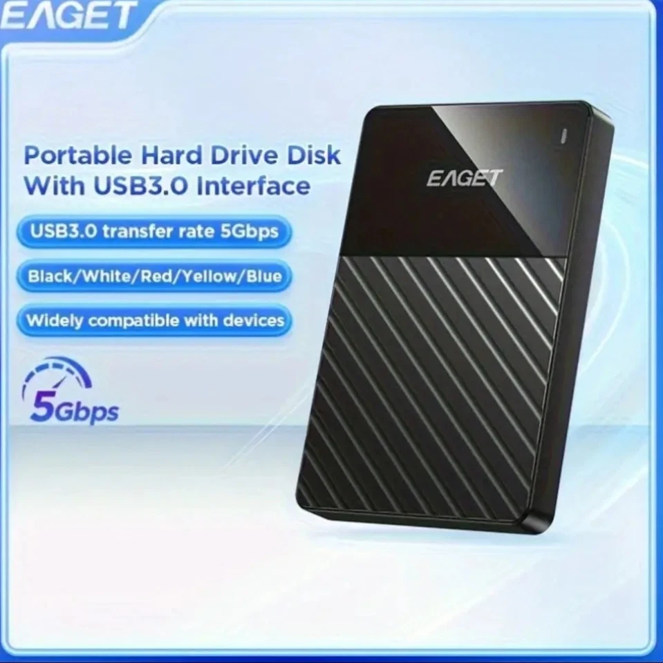 Portable External Drive EAGET 250gb  - Image 4 of 4