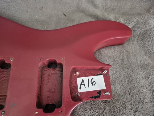 Schecter Omen Electric Guitar Body Red + Bridge - Picture 3 of 21