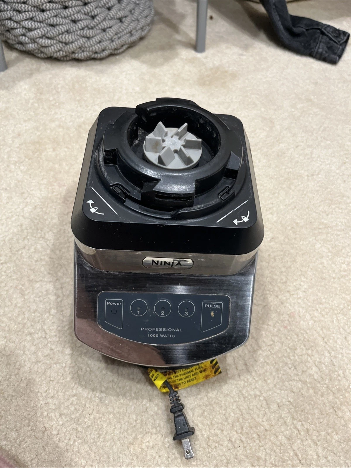 NINJA NJ600 Professional 3 Speed With Pulse Blender Power Motor Base Only 1000w