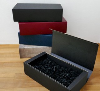 5 Stück Geschenkverpackung Weinkarton für 2 Flaschen Geschenkkarton