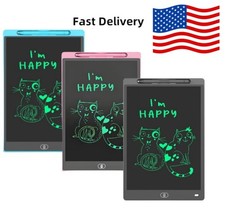 2PCS Writing Board Drawing Board Color Graffiti Children's 8.5-inch Drawer LCD