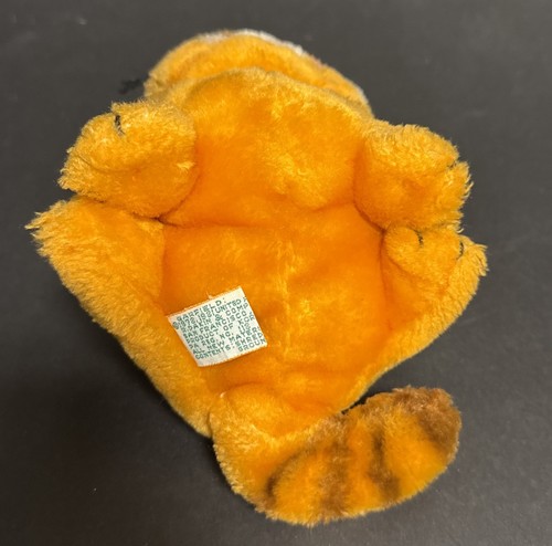 Garfield Orange Cat 1981 Dakin 8" Plush Graduation Stuffed Animal Cap Vintage - Picture 6 of 7