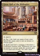 Great Hall of the Biblioplex NM Foil #257 SOS Magic