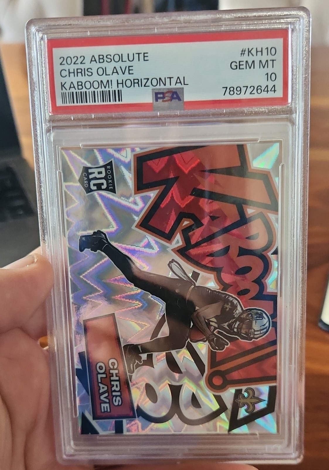 2022 Panini Absolute - Kaboom! Horizontal Chris Olave #KH10 (RC)