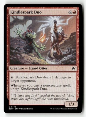 Kindlespark Duo 142 Common Bloomburrow Magic: The Gathering Near Mint