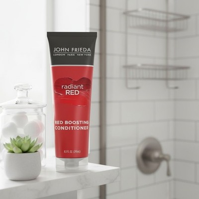 John Frieda Radiant Red Boosting Conditioner 8.3 Fl Oz for Color Treated Hair