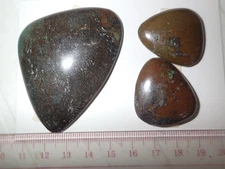 Turquoise Stone Flat Free Form Cabochon 252 Carat 3 pieces 50.4 gram