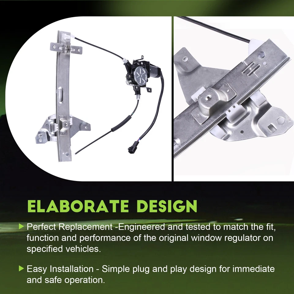 For 2000-2005 Chevrolet Impala 3.8l Power Window Regulator Rear Right with Motor - Изображение 4 из 4
