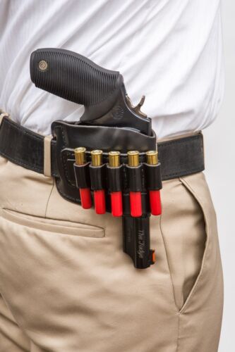 RANCH BELT RIDE BLACK/BROWN CHOOSE:Color,RH,LH-hand&MORE OWB Leather Gun Holster - Picture 10 of 12
