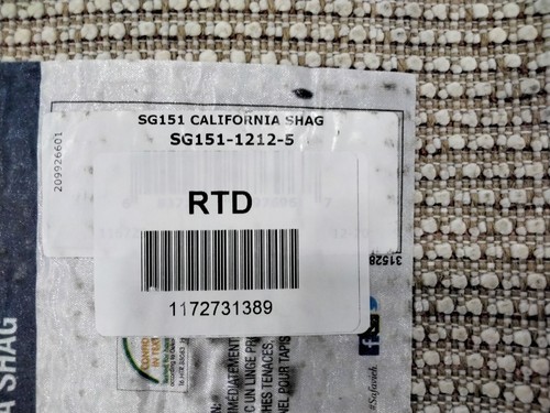 IVORY 5'-3" X 7'-6" Back Stain Rug, Reduced Price 1172731389 SG151-1212-5 - Picture 4 of 4