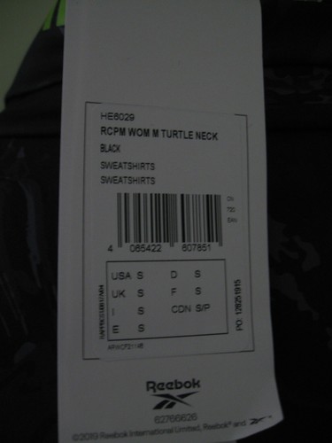 Reebok RCPM WOM M Turtle Neck sweatshirt, S size - Picture 5 of 7