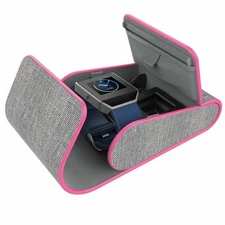 NEW myCharge PowerGear Sport Wearables Hard Charging Case PINK/GREY Fitbit Watch