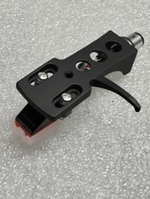 TECHNICS STYLE BLACK Headshell Cartridge COMBO with new Diamond Stylus