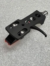 TECHNICS STYLE BLACK Headshell  Cartridge COMBO with new Diamond Stylus