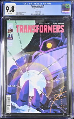 Transformers 9 C Darboe 1:10 Retailer Incentive Variant CGC 9.8 FREE SHIPPING