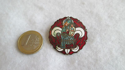 Broche Ancienne Diocèse De Lille - Vintage émail Or