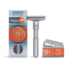 Merkur 700 Futur Safety Razor Matte Brushed Chrome Made in Germany