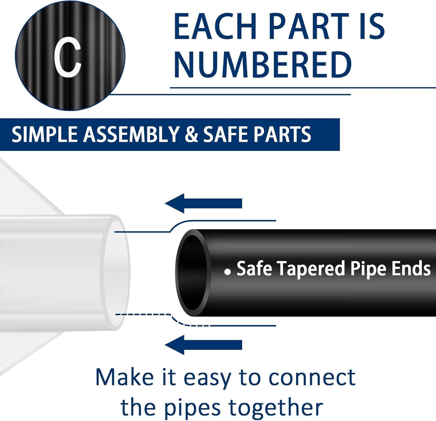 Portable Closet, 61-Inch Portable Wardrobe w/ 3 Hanging Rods & 6 Storage Shelves