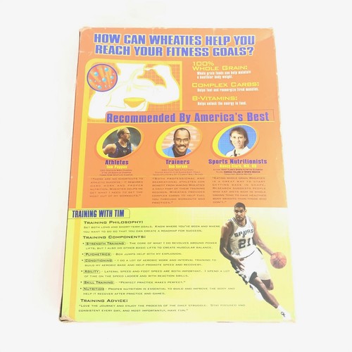 Tim Duncan Signed Wheaties Box PSA/DNA San Antonio Spurs Autographed - Picture 5 of 5