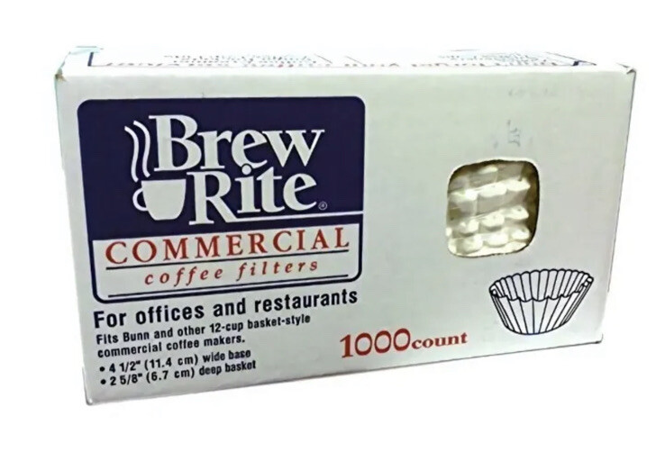 Brew Rite Coffee Filter, 1000 Count Fits Bunn Coffee Makers 71287481011