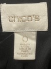 Chico's Size 0 Multi Color Lined Open Front Collared Jacket Blazer 19"x24" EUC — photo 5
