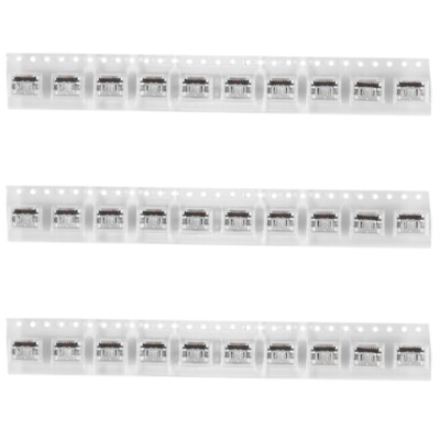 2X(30 Pcs Type B Micro-USB Female 5 Pin Jack Port Socket Connector Repair3779