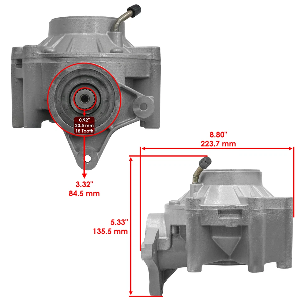 Полный задний дифференциал редуктор чехол для Can-Am 705501569 705501047 705500822 - Изображение 2 из 4