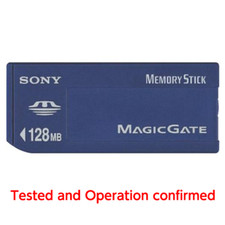 Genuine Sony 128MB Memory Stick card MSH-128 MagicGate for Old Cameras devices