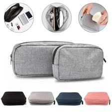 Portable Electronics Travel storage organizer USB Cable bag Case Digital Gadget
