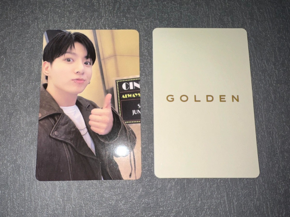 BTS JUNGKOOK GOLDEN ALBUM CHINA YZY WITHFANS POB PHOTOCARD BTS JUNGKOOK GOLDEN ALBUM CHINA YZY WITHFANS POB PHOTOCARD