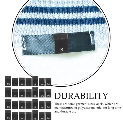 700 Pcs Taille De Marquage Étiquettes Pour magasin Vêtement Tags Les Vêtements