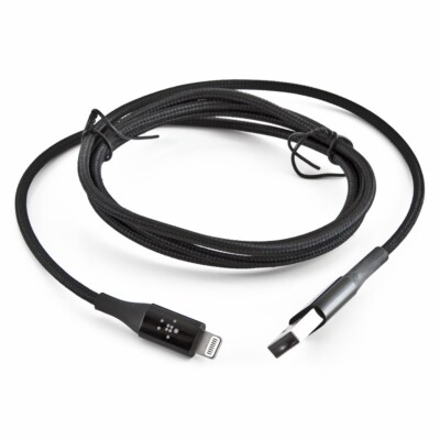 Belkin Duratek Premium USB-Sync-Ladekabel 1,2m für Apple in schwarz