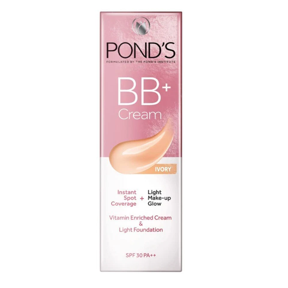 POND'S BB+ Cream Instant Spot Coverage + Light Make-up Glow formula Ivory 18gram - Image 3 of 4