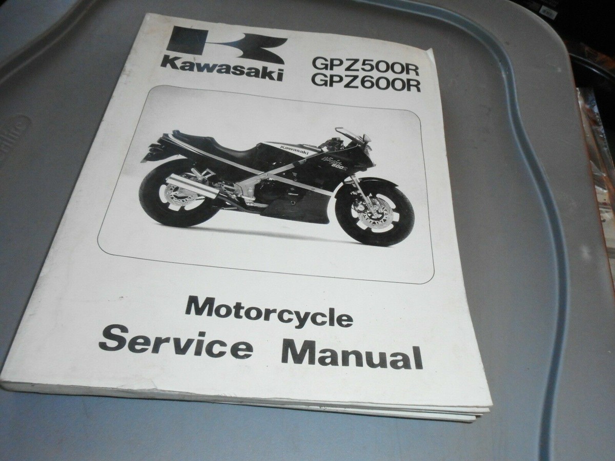 Kawasaki ZX500 ZX600 GPZ500R GPZ600R OEM Factory Service Manual