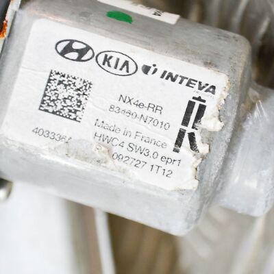 HYUNDAI TUCSON NX4 1.6 Hybrid Rear Right Door Window Regulator