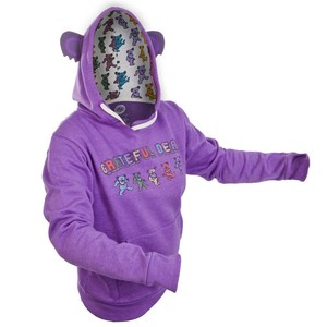 grateful dead dancing bear moletom com capuz