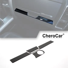 Carbon Fiber Center Console Dash Panel Cover Trim for Dodge RAM 1500 2010-2015