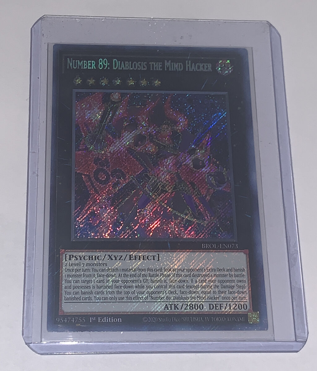 Number 89: Diablosis The Mind Hacker - BROL-EN073 - Secret Rare - 1st  Edition