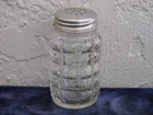 Depression Glass Waffle Pattern Shaker
