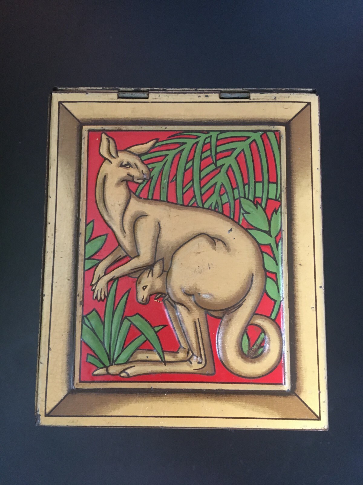 2X Vintage Tea Caddies, Tins animals & Sharps cathedrals, Collectable