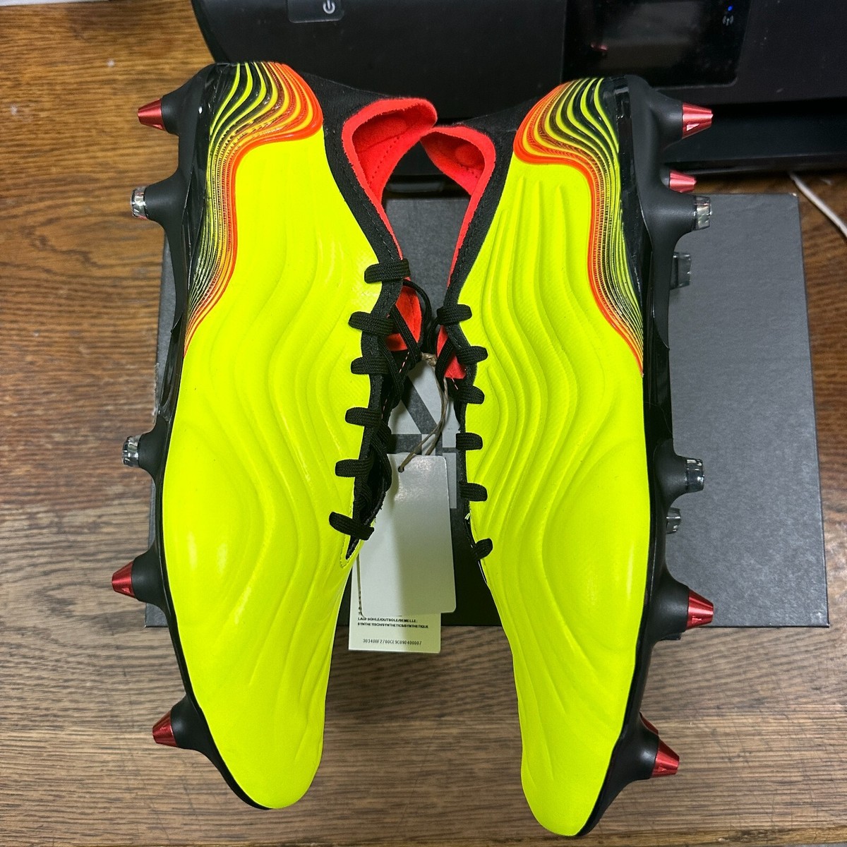 ADIDAS COPA SENSE.1 SG PRO CLEATS SOFT GROUND NEON BLUE SIZE