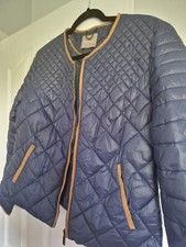 Navy Light Quilted Jacket