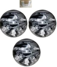 EPCO Duckpin- Paramount Marbleized - Black, White & Grey (with engraving)