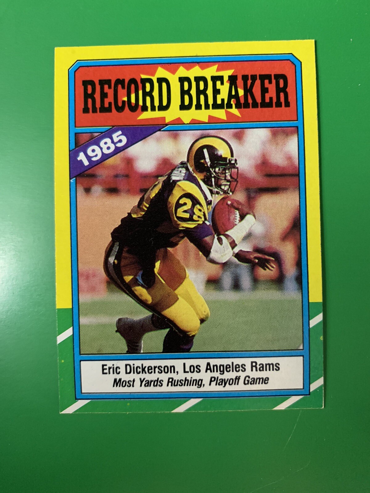 1986 Topps Eric Dickerson RB Los Angeles Rams #2